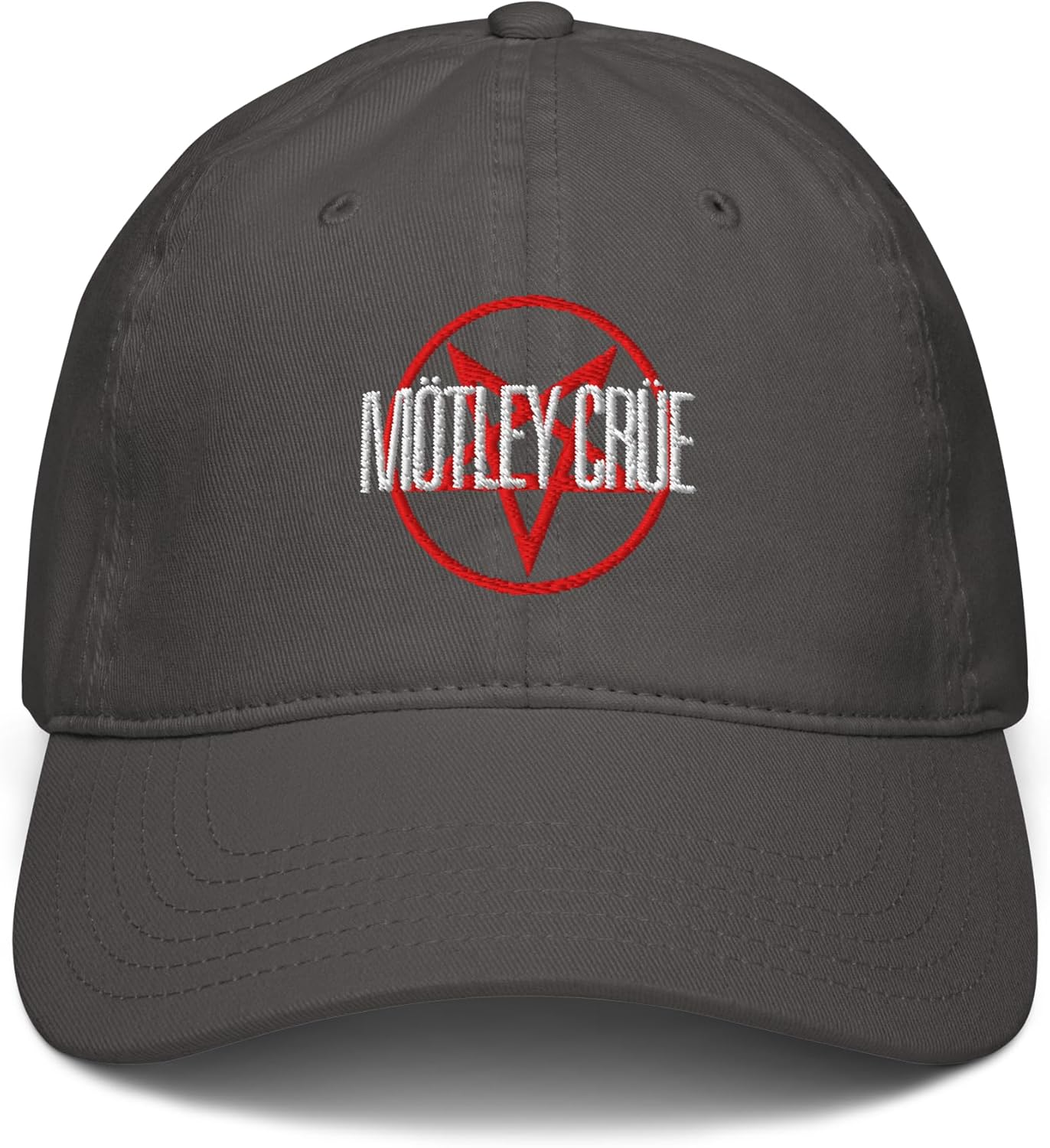Mötley Crüe - Red Pentagram Double Logo Adjustable Baseball Hat
