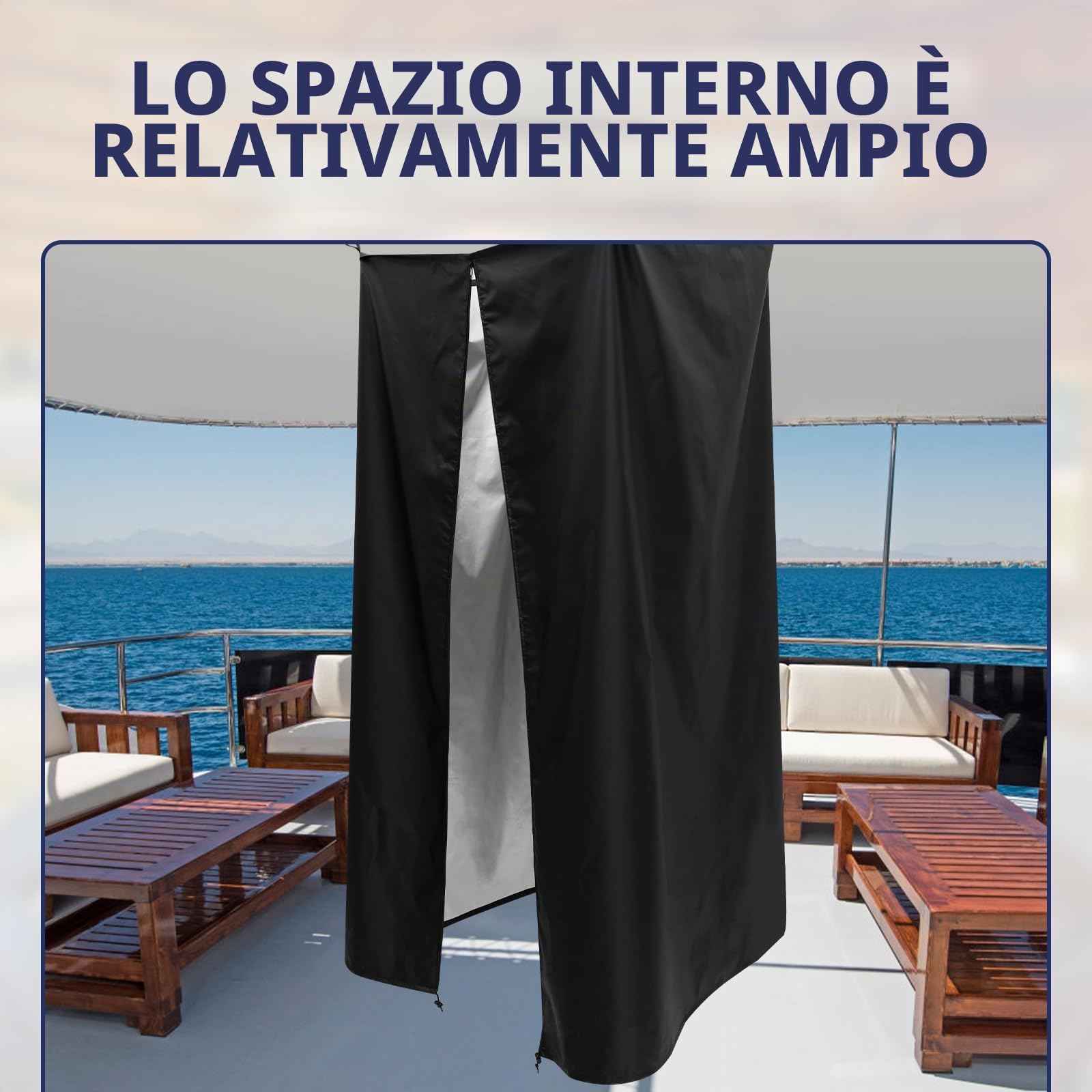 Tenda da spiaggia mobile multifunzione, per doccia, WC, armadio e ripostiglio, impermeabile, per la privacy, campeggio e spiaggia, 76 x 68 x 182 cm