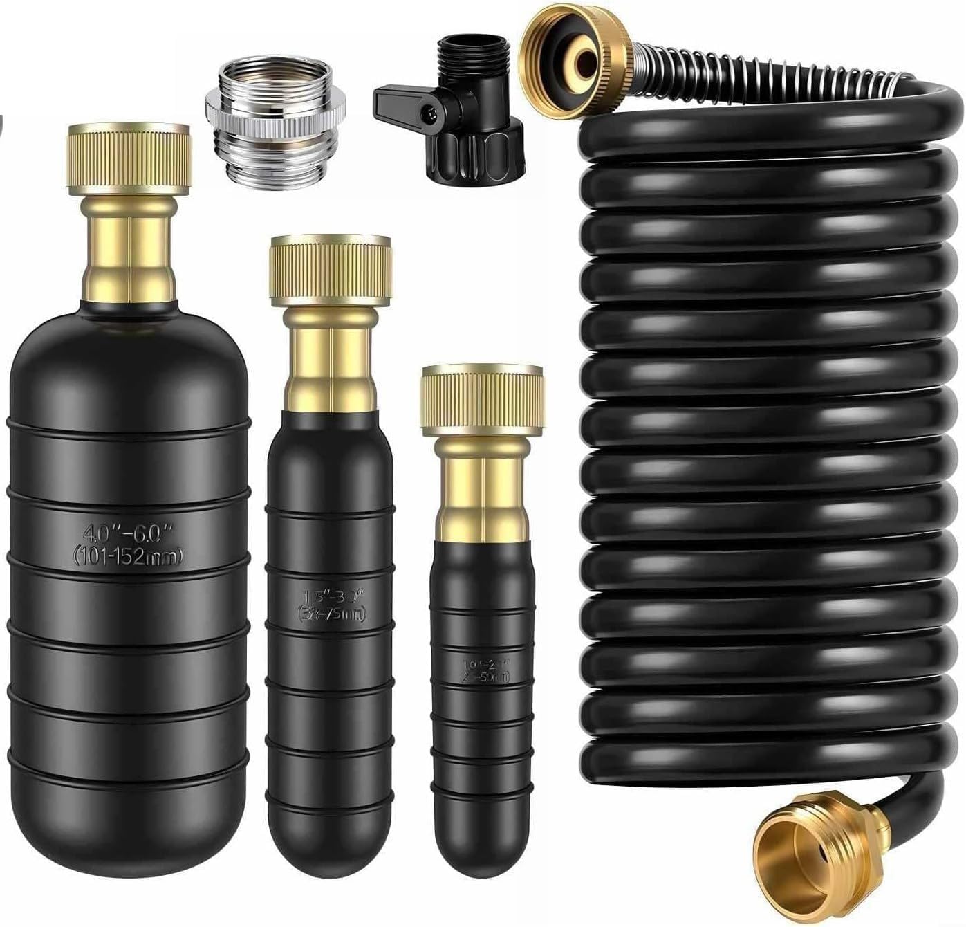Tuyau de drainage vert avec extracteur pour douche et cuisine, kit anti-bouchon domestique