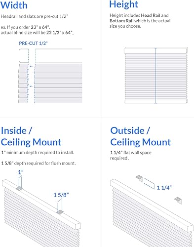 Miniatura 7 de CHICOLOGY - Persianas con filtro de luz, oscurecimiento, perfecto para cocina, habitación, sala, oficina y más