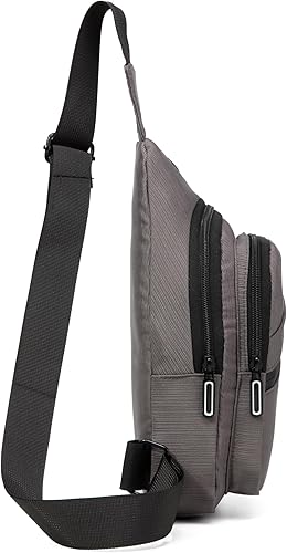 Miniatura 3 de EVANCARY Bolso bandolera pequeño para mujeres y hombres, mochila bandolera para viajes, al aire libre, senderismo