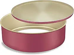 Assadeira Super Alta 24 Fundo Removível Cereja Alumínio Fortaleza Cereja