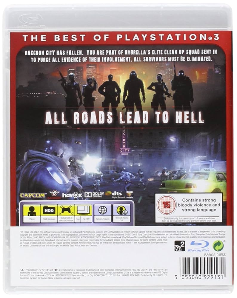 Amazon.com: Resident Evil: Operation Raccoon City