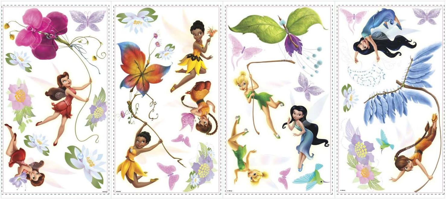 Disney Fairies Wall Stickers Amazon.ca Tools & Home Improvement