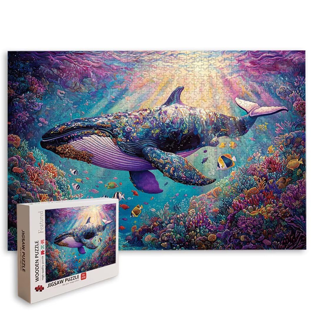 Puzzle Balena, Puzzle 2000 Pezzi Adulti per Decor, Regalo Donna/Uomo -8754