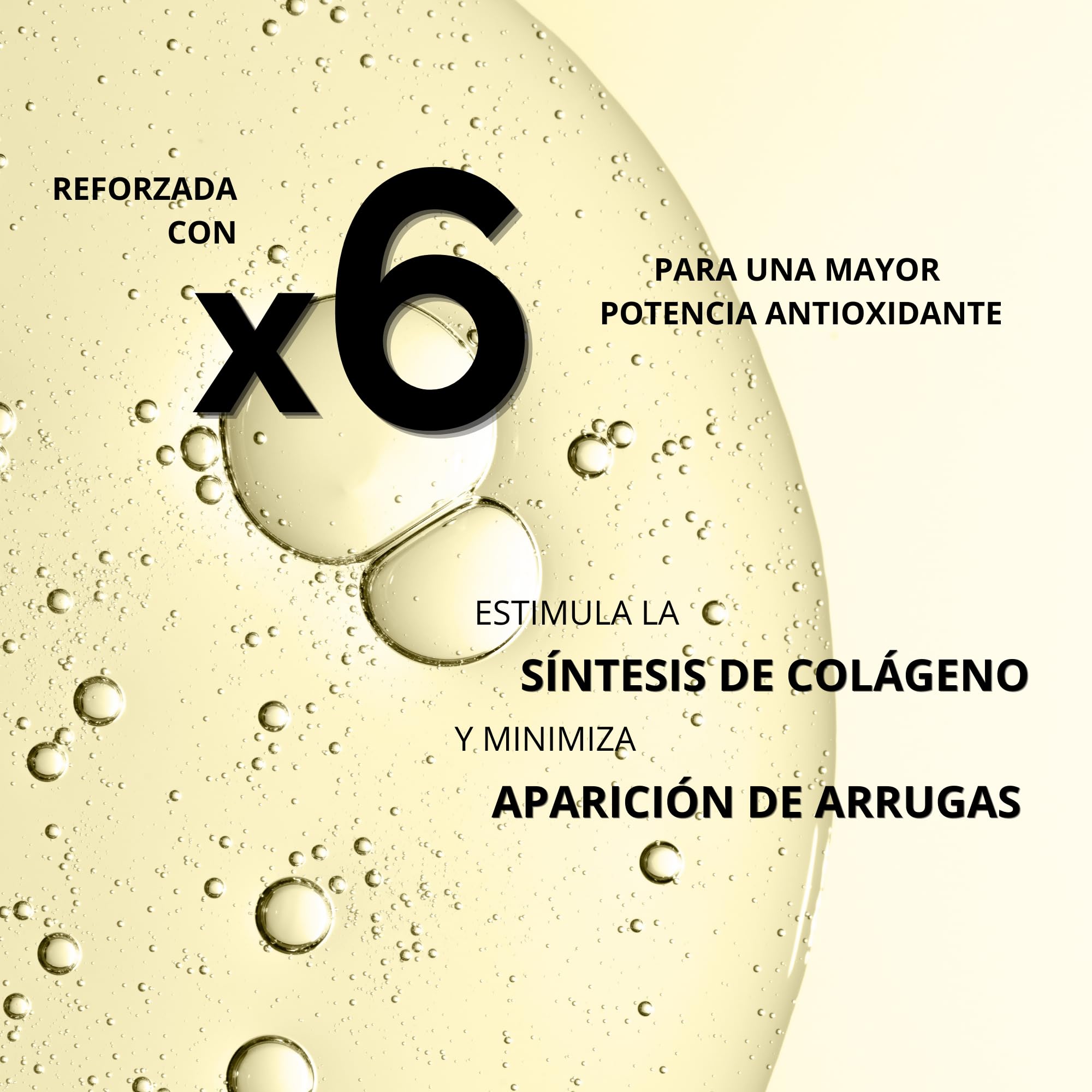 Sérum con Vitamina C y E + Ácido Ferúlico - Sérum Facial Mujer Antiedad - Rellenador de Arrugas | Poderosa Combinación Revitalizante de Rápida Absorción | Nonna - AOX Booster | 30ml