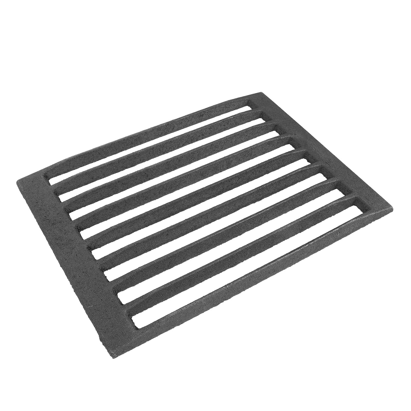Grille en fonte de rechange rectangulaire pour cheminée et barbecue