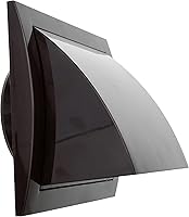Vista 20 de Repa Market Cubierta de ventilación para secadora de 5 pulgadas, antracita, para paredes o techo/Cubierta de protección de plástico ABS con cubierta