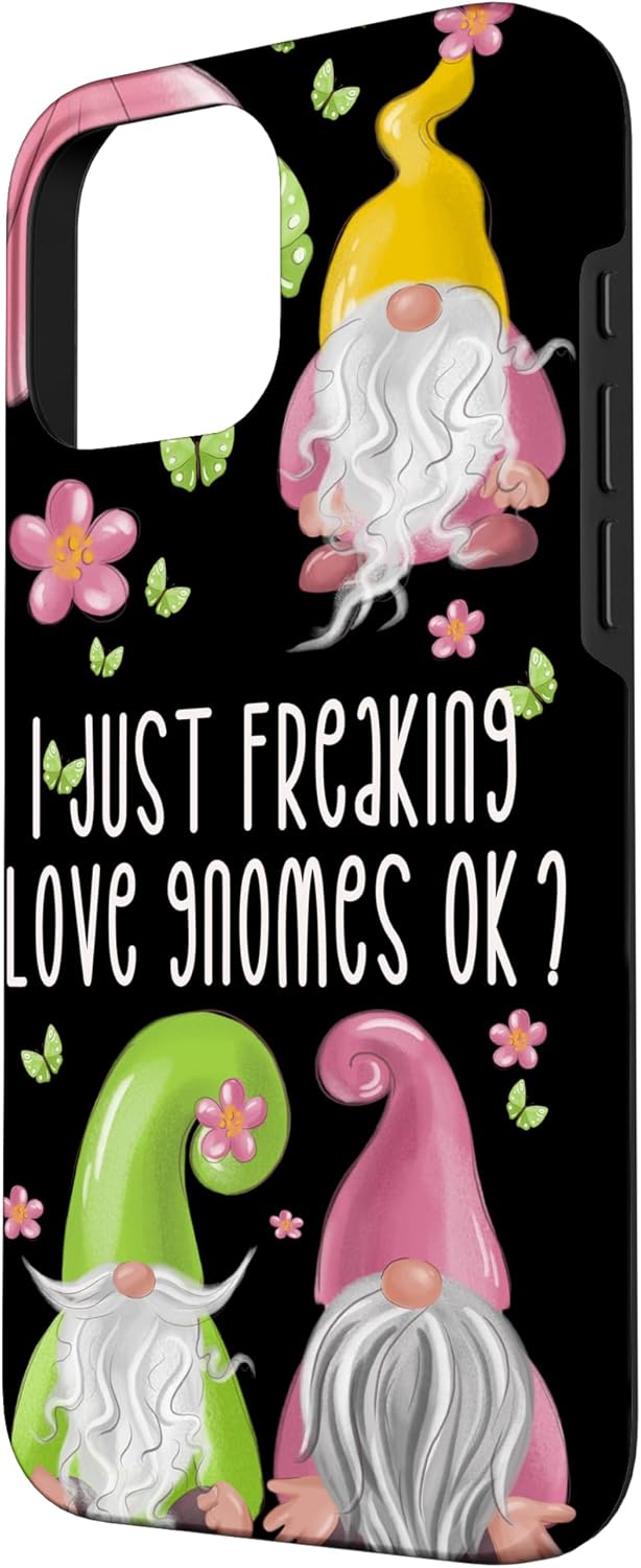 Floral Spring Gnome Quote For Women Girls Cute Summer Gnomes Case for iPhone 16 Pro Max