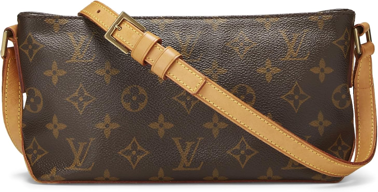 Pre-Loved Monogram Canvas Trotteur, Brown