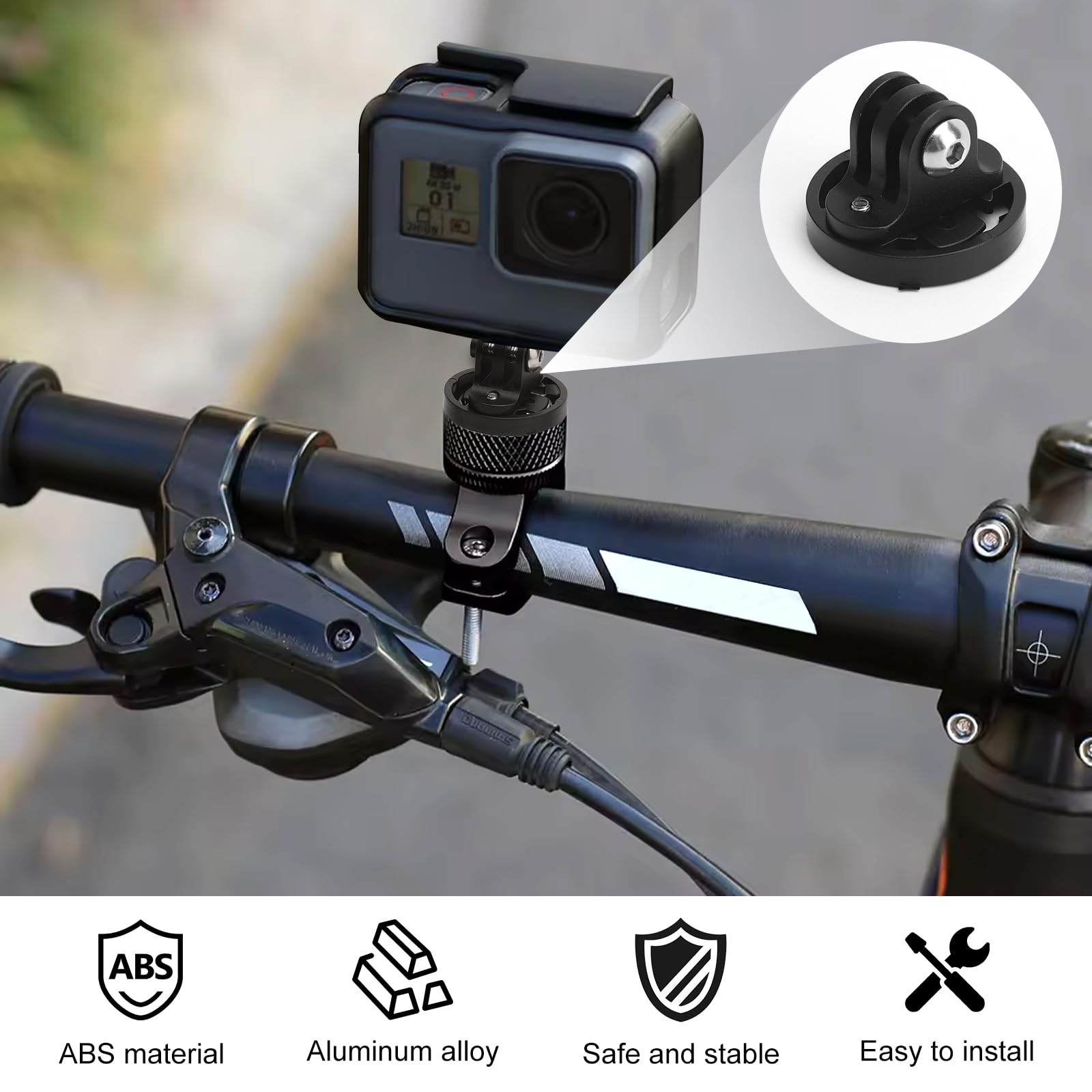 Per GARMIN Supporto Staffa Bici Computer Base Fissa Maschio