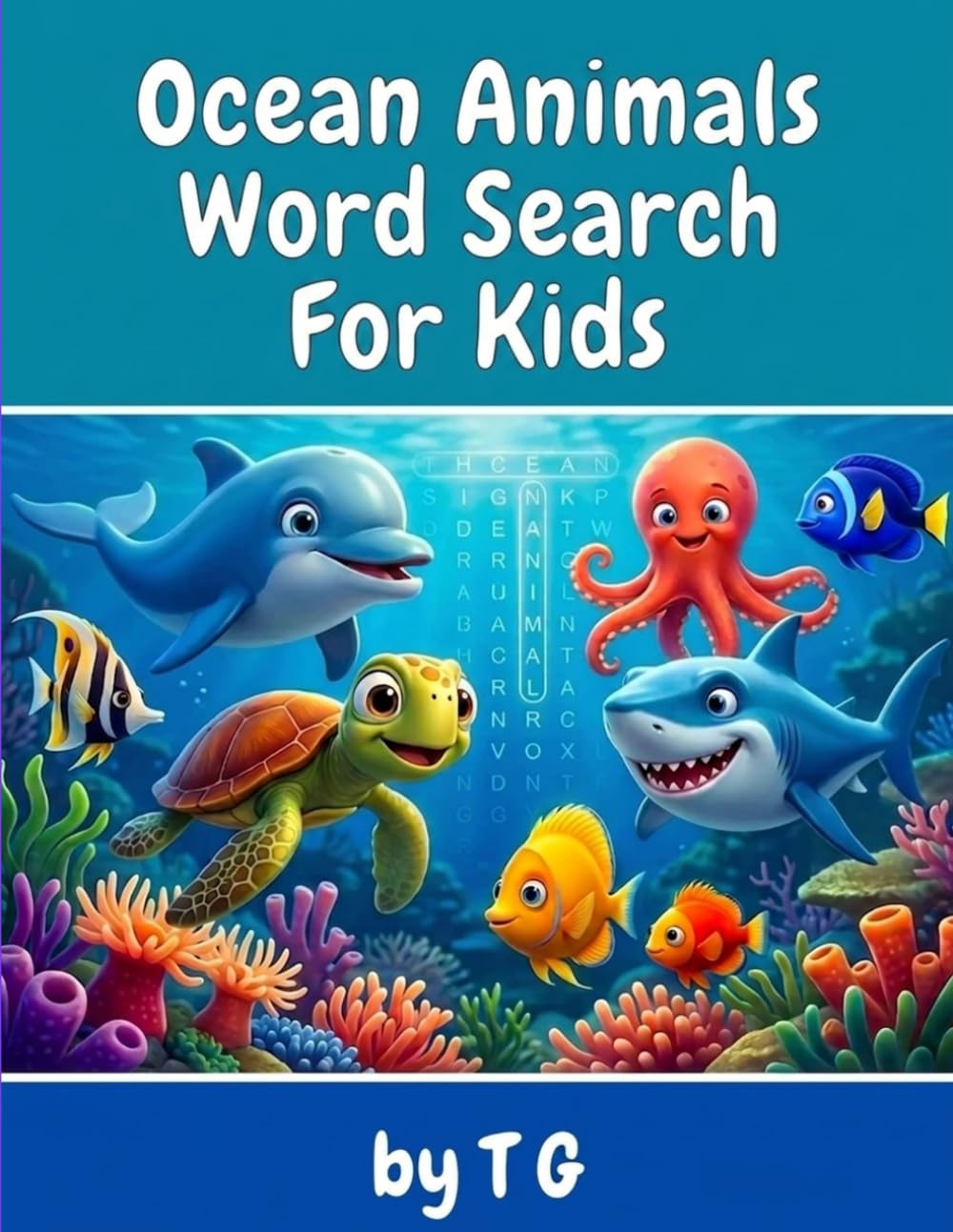 Ocean Animals Word Search For Kids