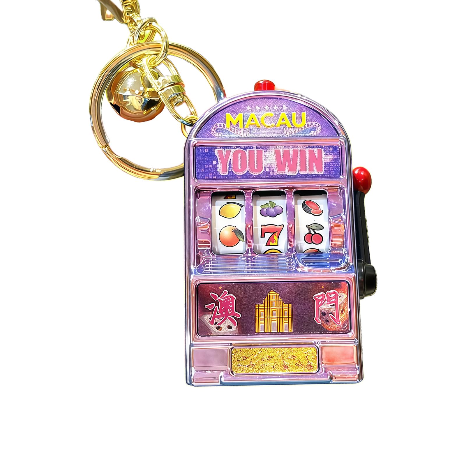 A playful gambling style rotating holder. Sturdy construction. Suitable for a variety of metal surfaces