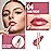 Oulac Waterproof Lipliner Pencil Set - Smooth and Creamy, Retractable Lip Makeup for Precision Application, Vegan & Cruelty-Free