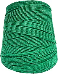 Barbante Eco Brasil 6 fios 700g 580m Soberano cores a escolha (Verde Bandeira)