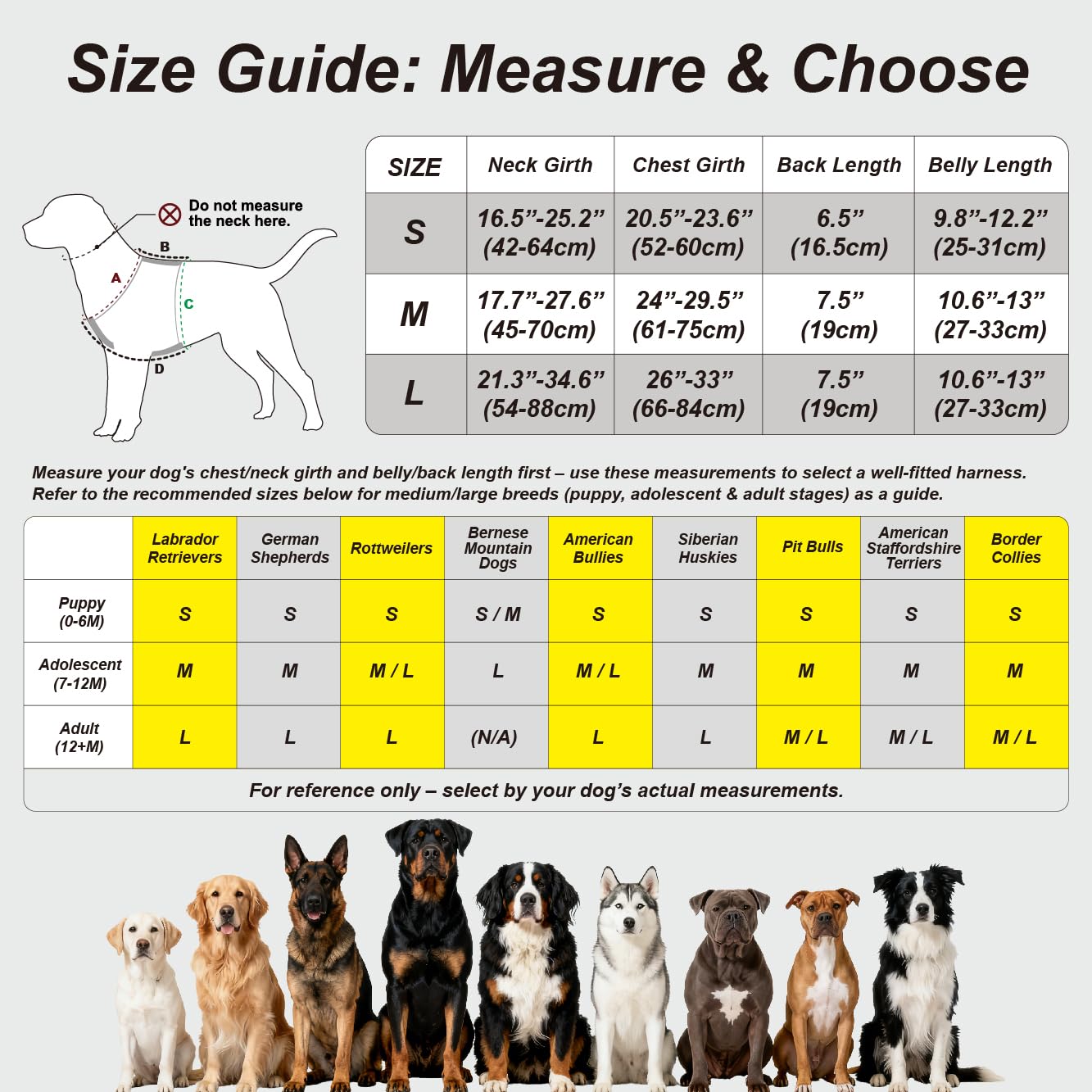 TSPRO Schweres Taktisches Hundegeschirr für Mittelgroße bis Große Hunde | Robustes Material, Schnellverschluss, Gepolsterter Griff, 3,8 cm Breit, Verstellbar, Zugfreies Design, Ideal für Spaziergänge