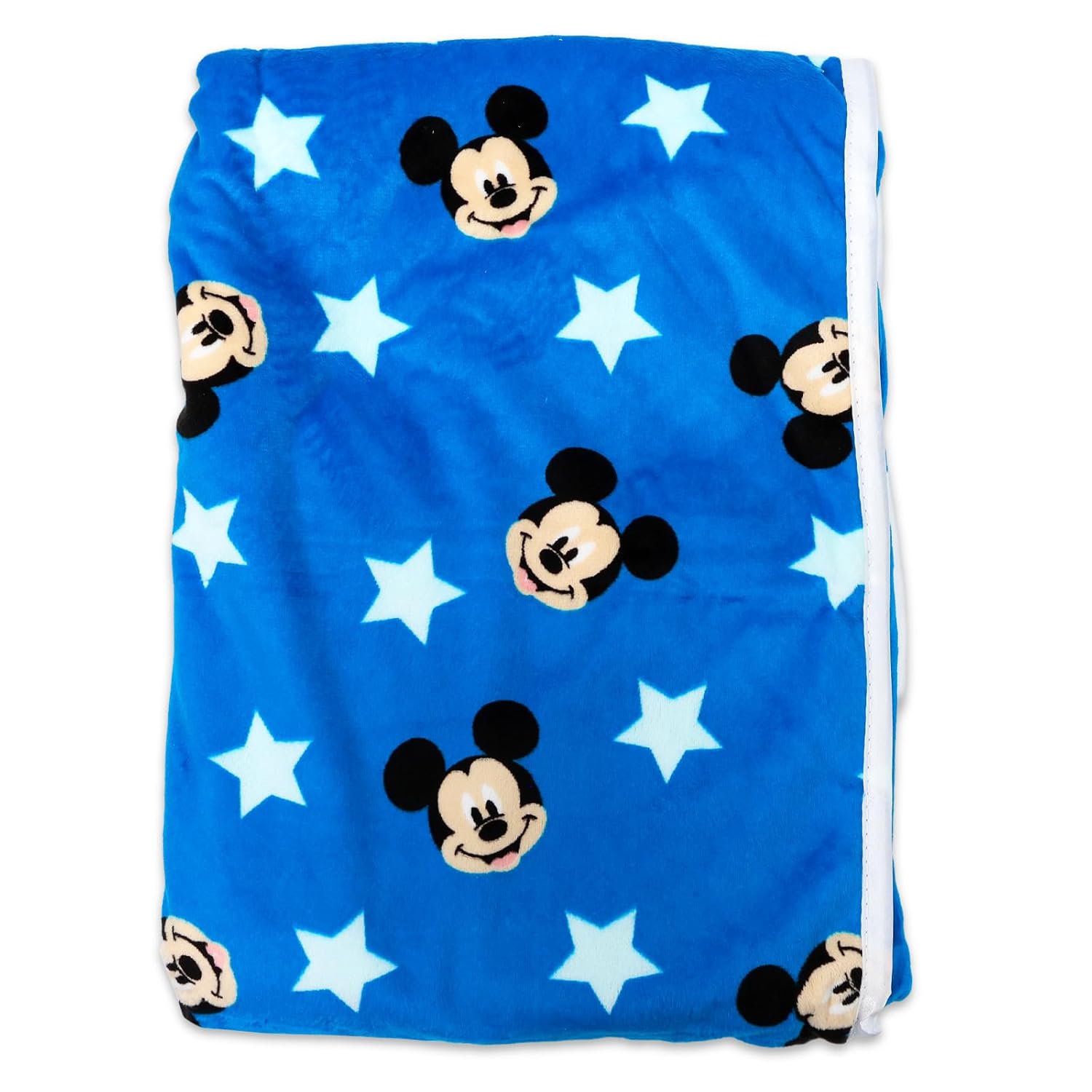 Disney Mickey Mouse Baby Gift Set, Baby Shower Gifts Boys Neutral - 12 Pc Newborn Essentials Bundle with Blanket, Washcloths, Rattle, Bottle, Pacifier, Scrapbook Stickers, More