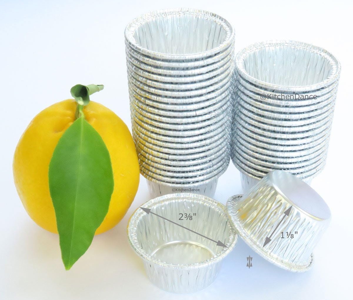Disposable Aluminum Individual 2 Oz Foil Cups/ramekins. #S220 (2,000)