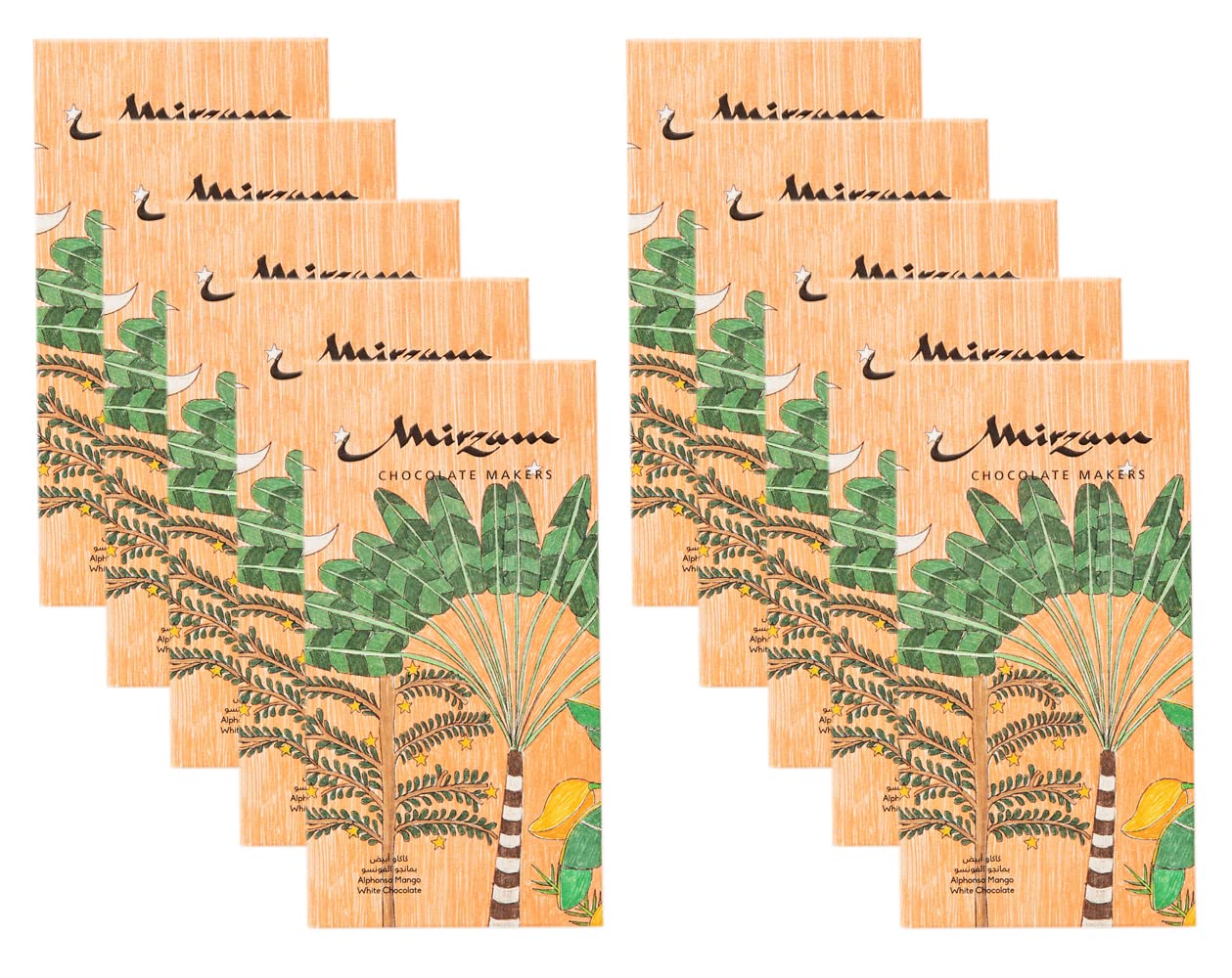 Mirzam Alphonso Mango White Chocolate 3-PACK