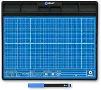 iFixit FixMat, tapete de trabalho magnético com compartimentos para parafusos e componentes para reparos eletrônicos, antiestático e gravável, com caneta