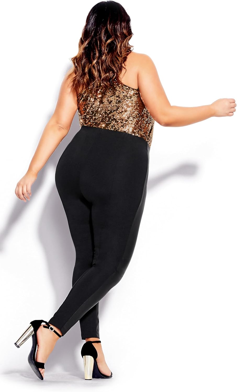 City Chic Plus Size Pants, Pleather Splice Pant