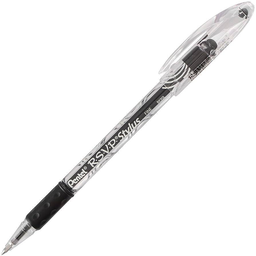 Amazon.com : Pentel RSVP STYLUS Ballpoint Pen, Fine Line