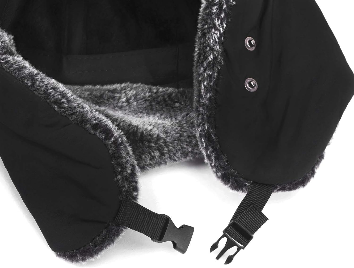 Men Winter Trapper Hat Warm Windproof Hunting Cap Thermal Ski Russian Hat with Earlflap Fleece Lined Ushanka Cap - Image 7