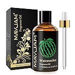 MAYJAM 100ML/3.38FL.OZ Watermelon Fragrance Oils with Glass Dropper, Essential Oils for Diffusers for Home, Long Lasting Scented Oils for Diffusers Soap Candle Making