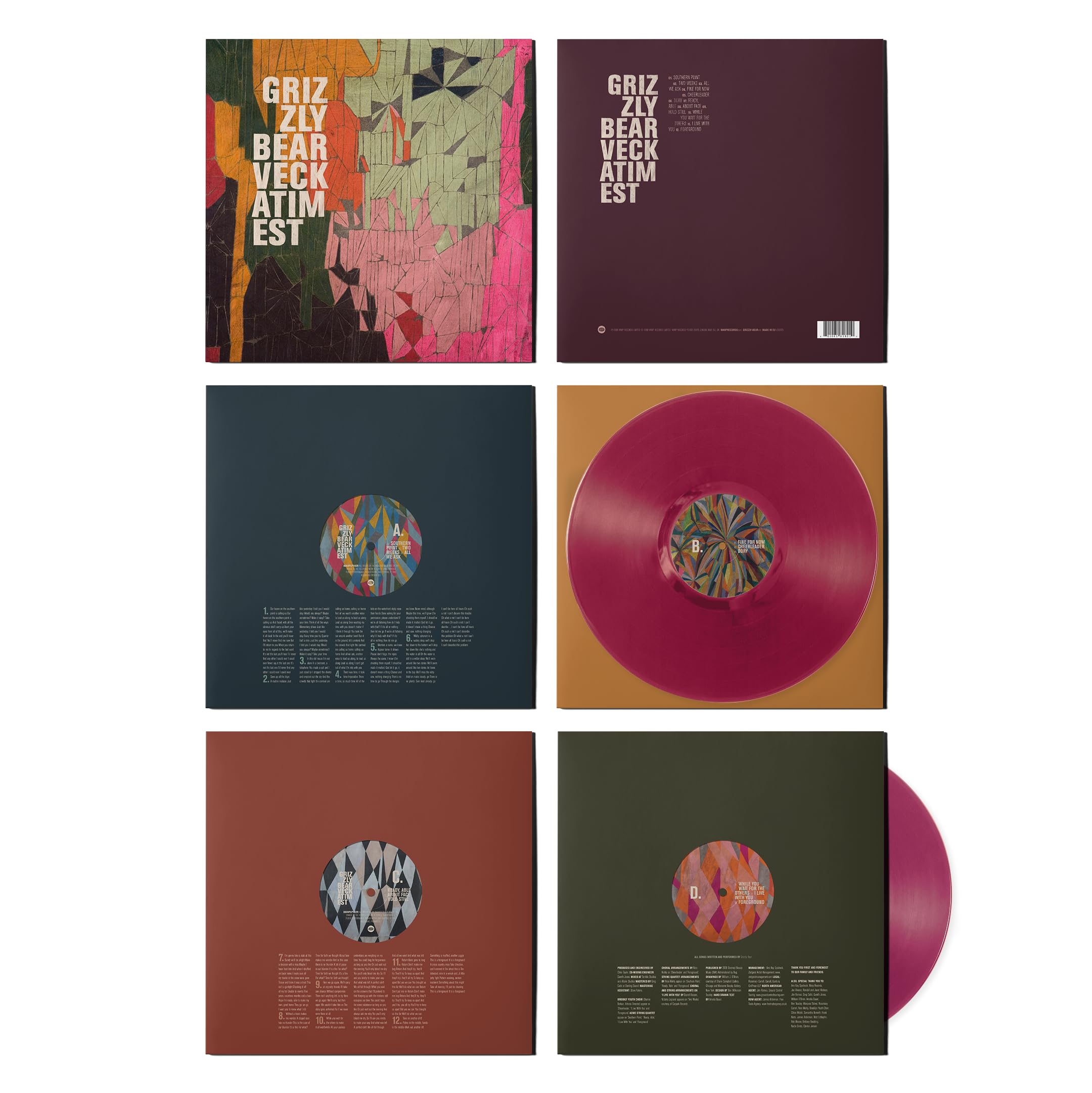 Grizzly Bear | Veckatimest | 2Vinyl LP - Magenta