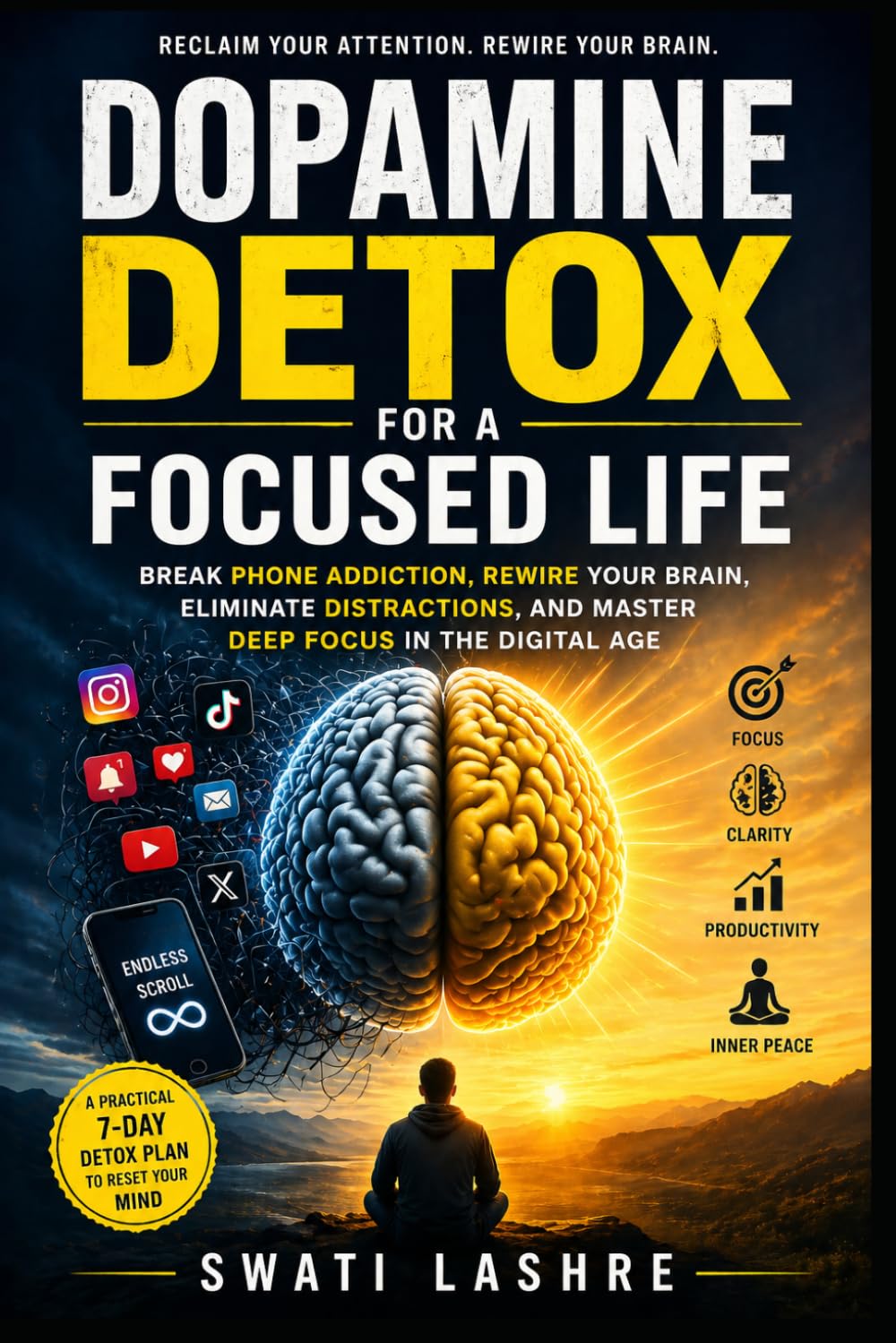 Dopamine Detox for a Focused Life: Break Phone Addiction, Rewire Your Brain, Eliminate Distractions, and Master Deep Focus in the Digital Age