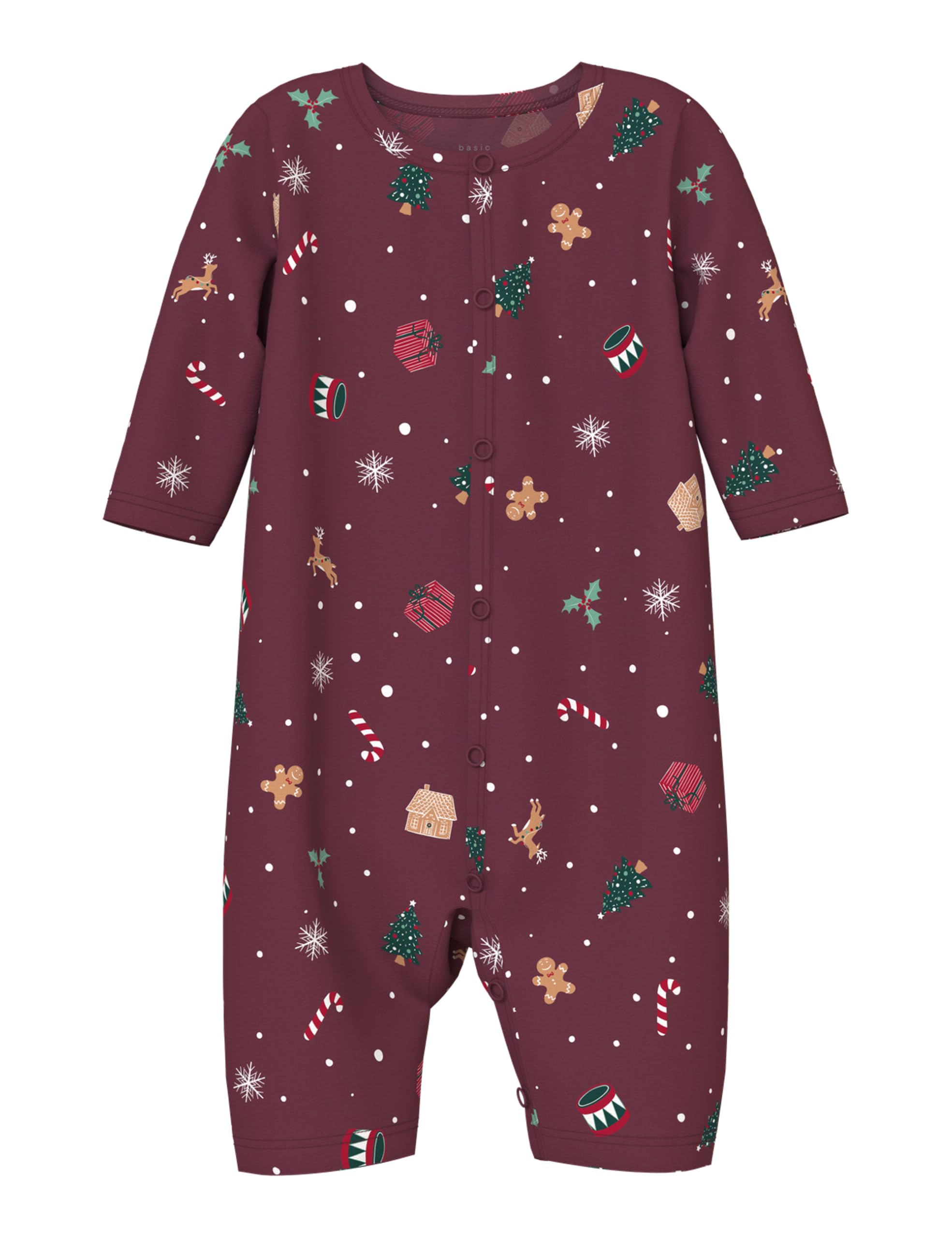 Name IT Unisex Nbnvismas Ls Nightsuit Nbnvismas Ls Nightsuit (1er Pack)