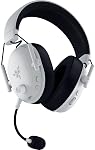 Razer BlackShark V3 Wireless Gaming Headset for PC: 50mm Drivers - Super Wideband Mic - 2.4 GHz, Bluetooth, USB - Works with Mac, PS5, Nintendo Switch, Smartphone - 70 Hr Battery - White