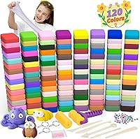 Vista 8 de 169 Pcs Air Dry Clay 120 Colors Modeling Model Magic Clay for DIY Molding Starter Kit with Sculpting Tools,Ultra Light Soft Non-Toxic Arts & Crafts