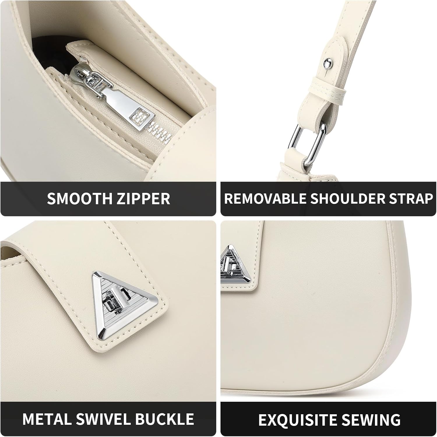 GOIACII Purse Shoulder Bag for Women Cute Hobo Underarm Y2K Clutch Handbag - Image 5