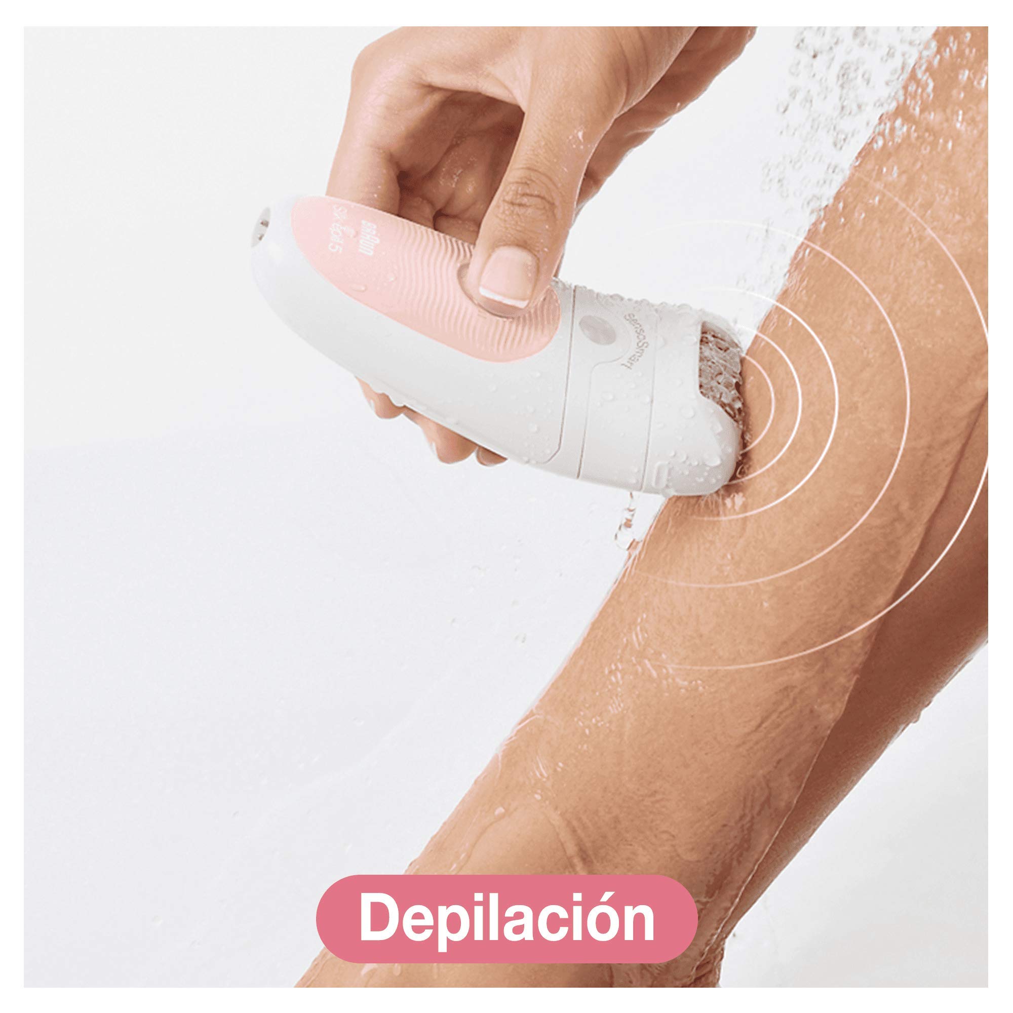 Braun Silk-épil Beauty Set 5 Starter Wet&Dry 5-885 - Depiladora Mujer 4 en 1 Inalámbrica