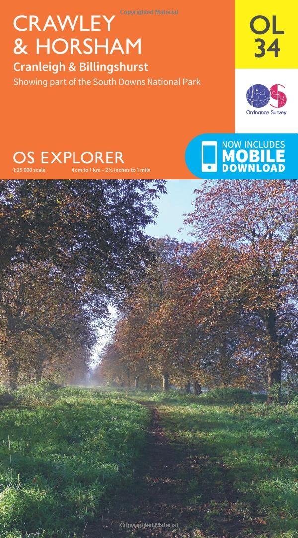 Crawley & Horsham, Cranleigh & Billingshurst by Ordnance Survey
