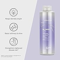 Vista 2 de Joico Blonde Life Violet Conditioner For Cool & Bright Blonde Hair Neutralize Brassy Tones Banish Yellow Tones Boost Shine Sulfate Free