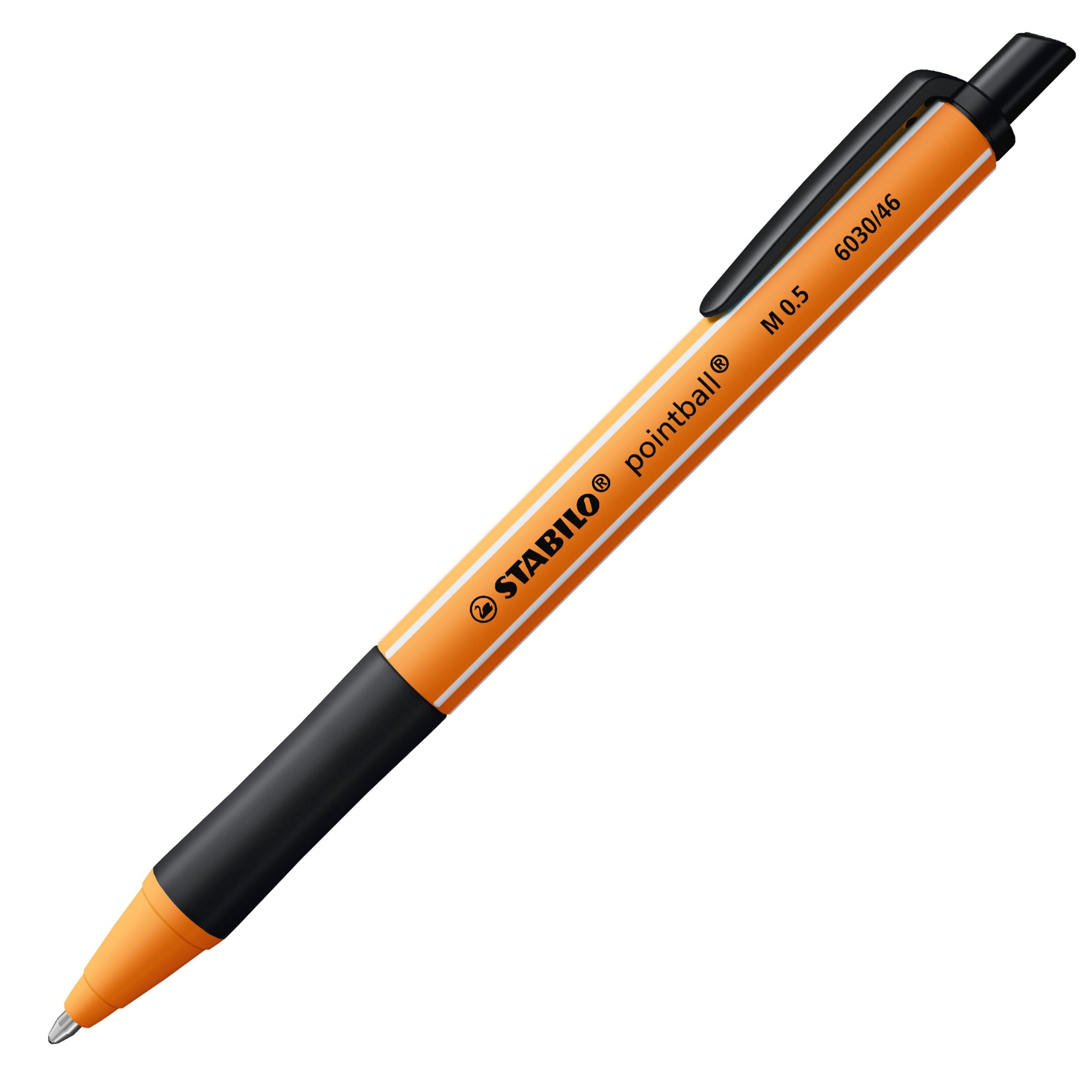 STABILO pointball Penna a Sfera Ecosostenibile CO2 neutral Pack da 2 Nero