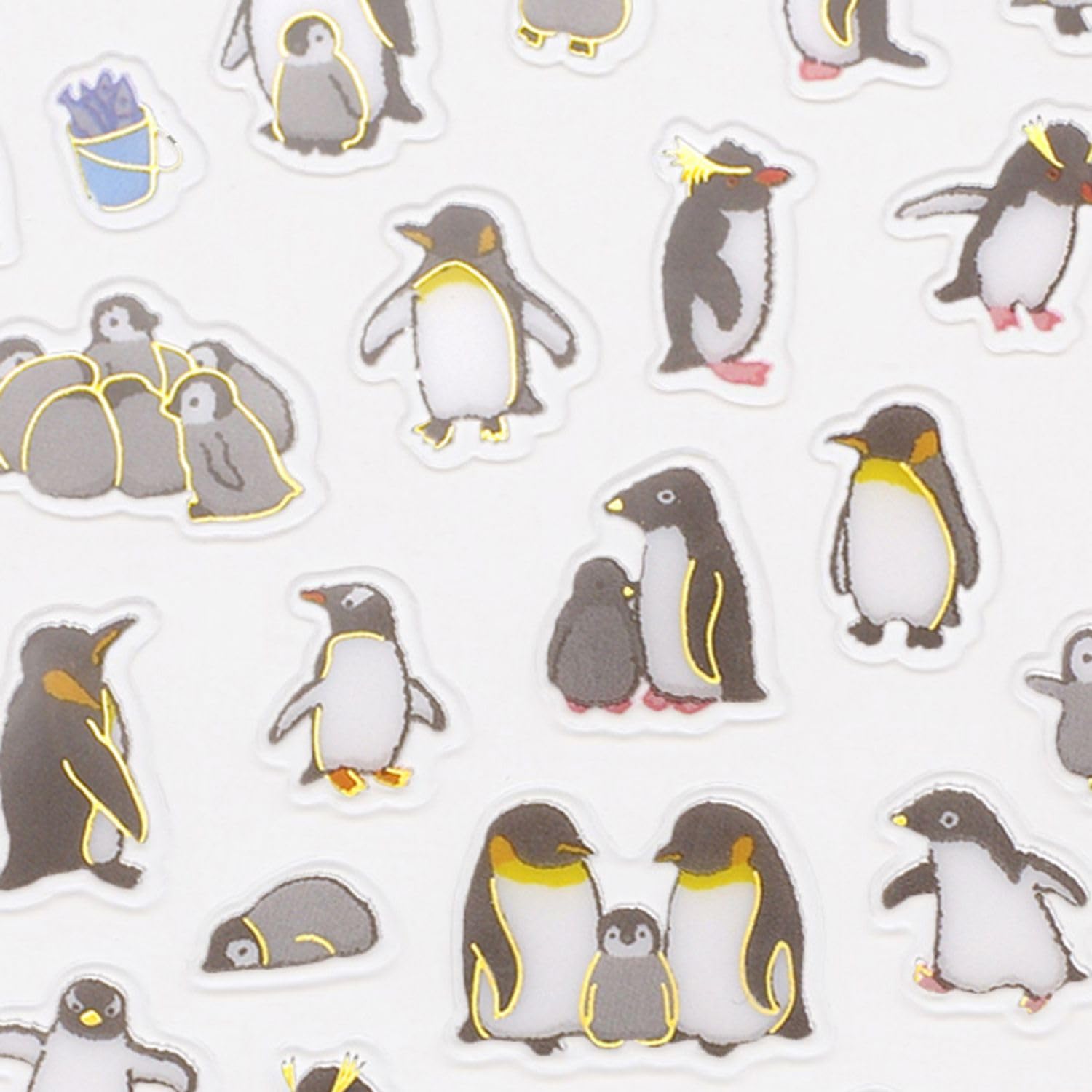 専用出品 Amazon.co.jp: PM プチマークシール クリアシールそざい【ペンギン