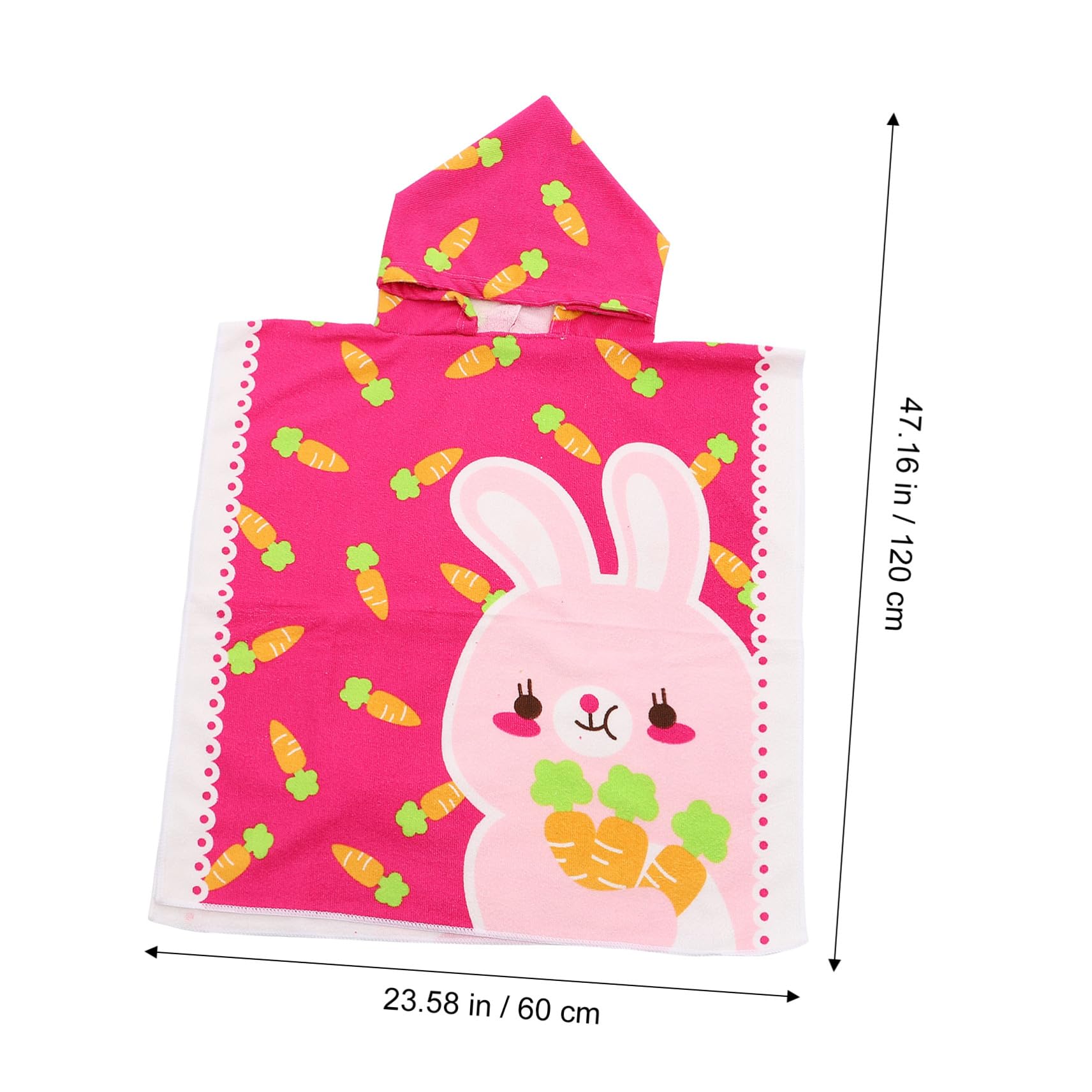 PRETYZOOM 4 Piezas Capa De Albornoz Infantil Toalla De Baño para Toallas De Playa para Capa para Toalla con Capucha para Bebé Toalla De Cara Piscina Fibra Extrafina