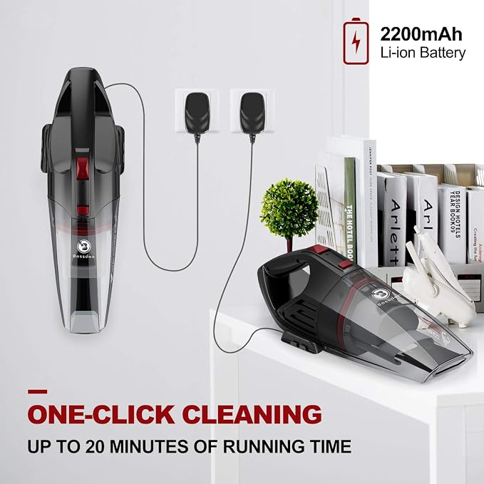 Bossdan Handheld Vacuum, Cordless and 
