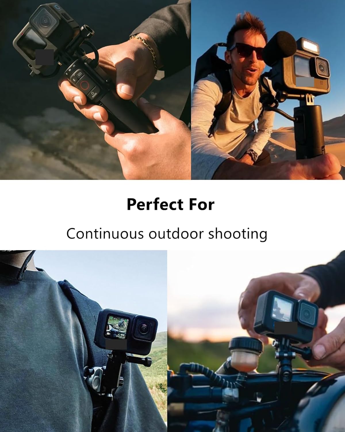 Replacement Side Door Battery Cover for Gopro, Pass Through Battery Door Cover with Type-C Charging Port, Repair Part Camera Accessories for Gopro 10/9/11/12/13 Black
