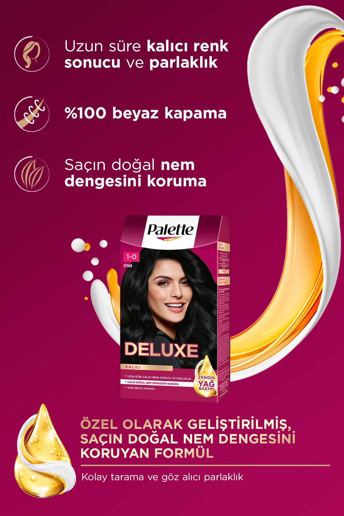 Palette Deluxe 3-65 Çikolata Kahve Saç Boyası