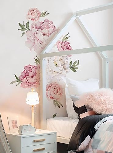 Miniatura 9 de Sticker de pared de flores peonias, de Simple Shapes