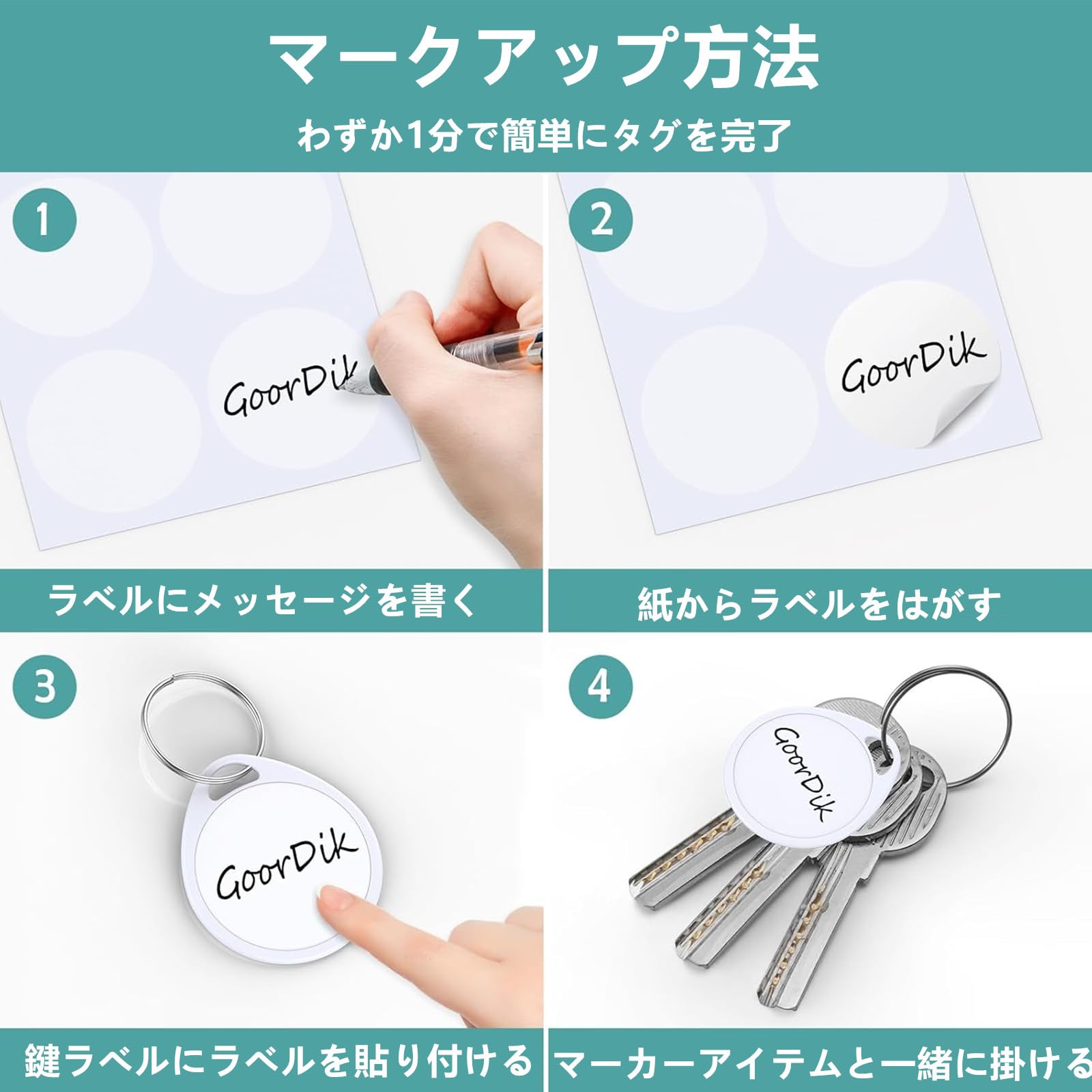 ネームタグ ASMKT 栃木レザー ネームタグ(名札) (9色) 雑貨・その他 Tani&Co. 通販