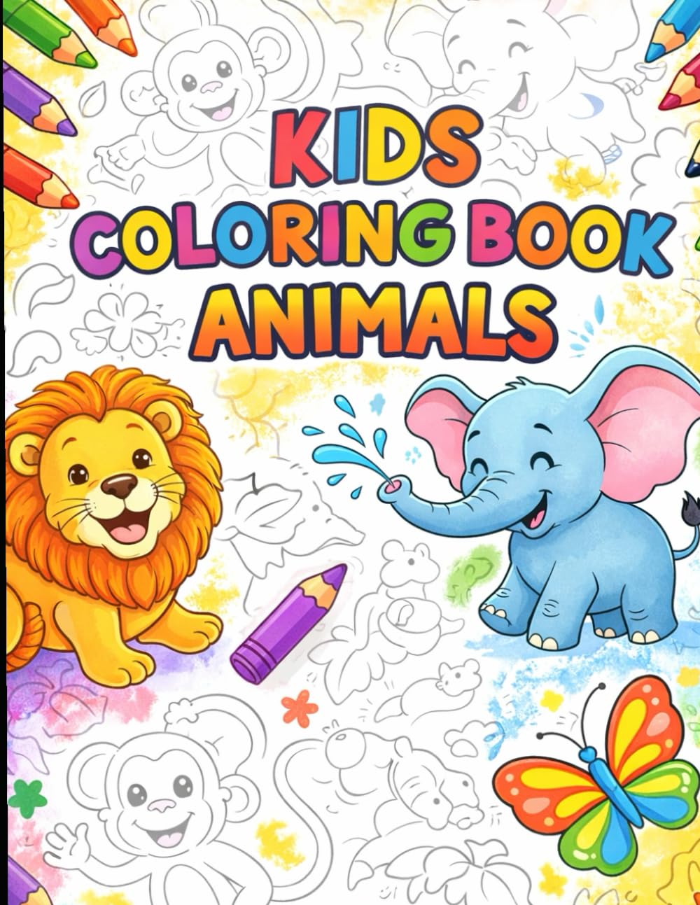 Animal Friends Coloring Book