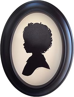 CUT ARTS Black Oval 5x7 Frame