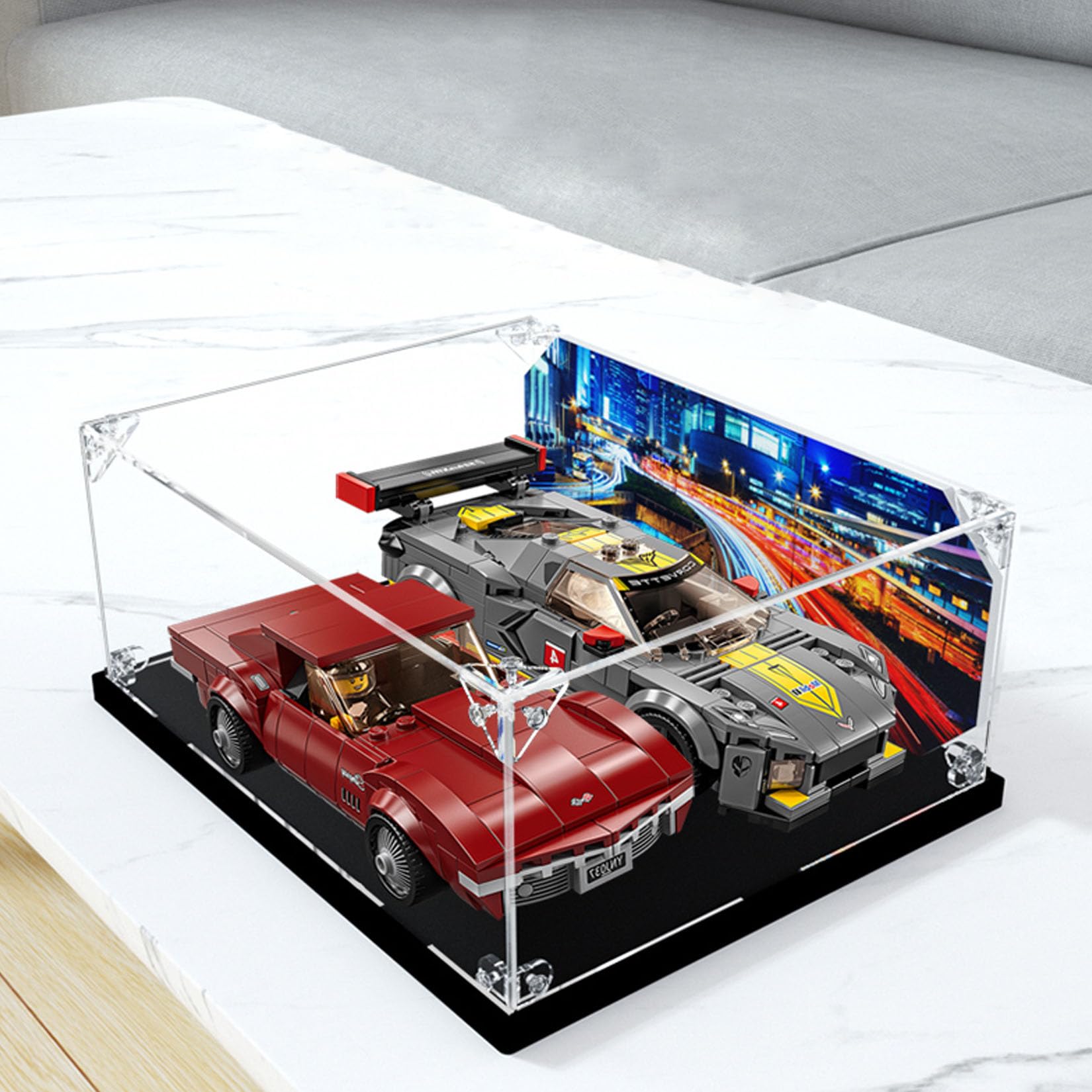 Amazon.com: Acrylic Display Case for Lego Speed Champions Race Car