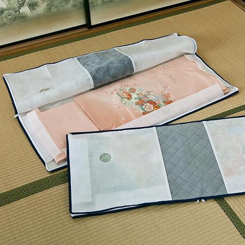 Miniatura 7 de Astro 001-17 - Bolsa de almacenamiento tipo kimono, blanco x gris, desodorizante de carbón activado, apertura de 3 vías, juego de 4, ventana