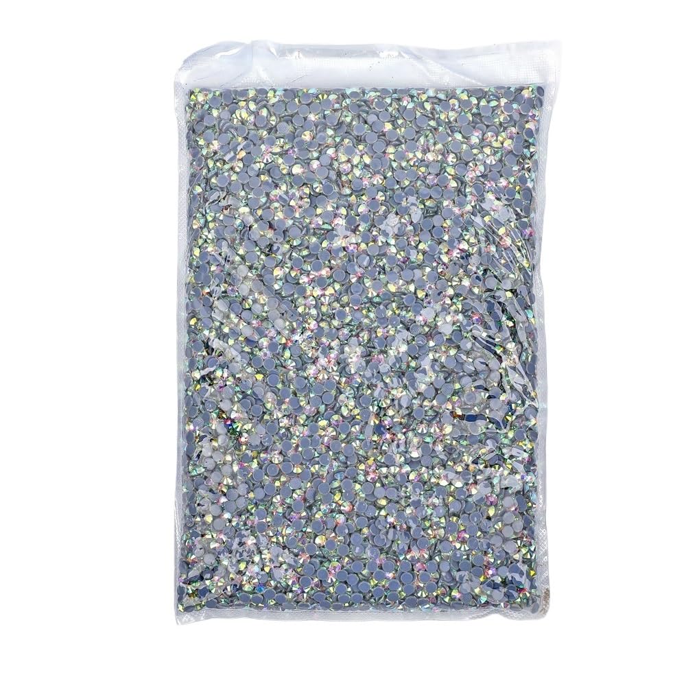 Strass hotfix SS10 en grand emballage de 14400 pièces pour customiser une robe de mariée